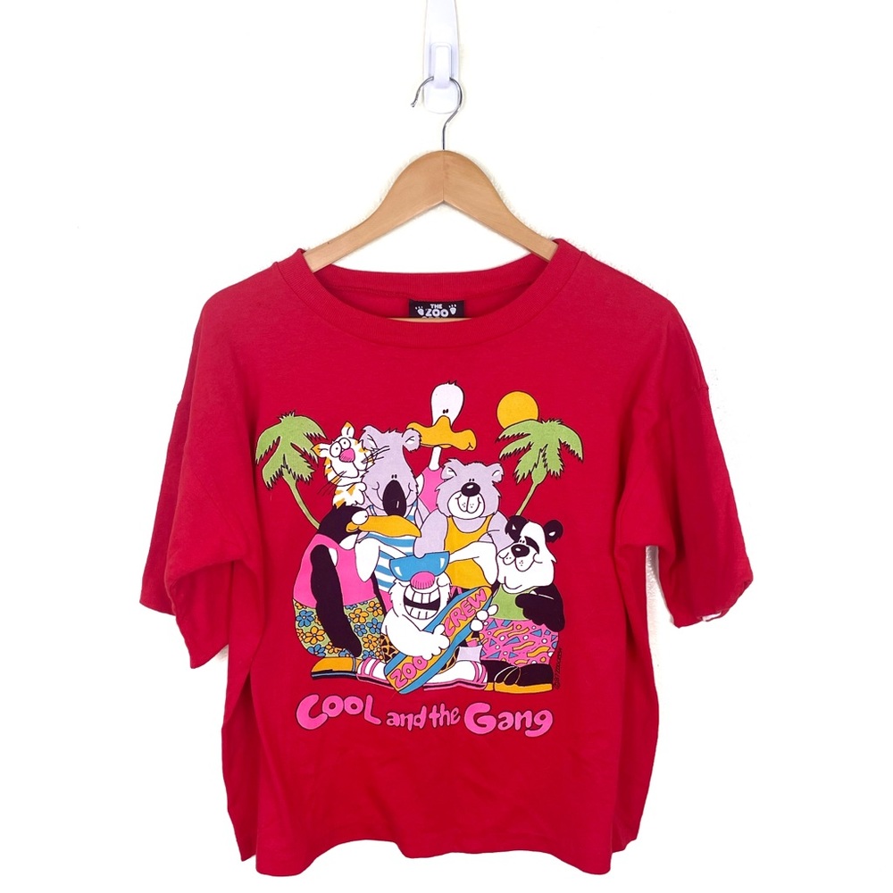80s the zoo crew cool with the gang tee